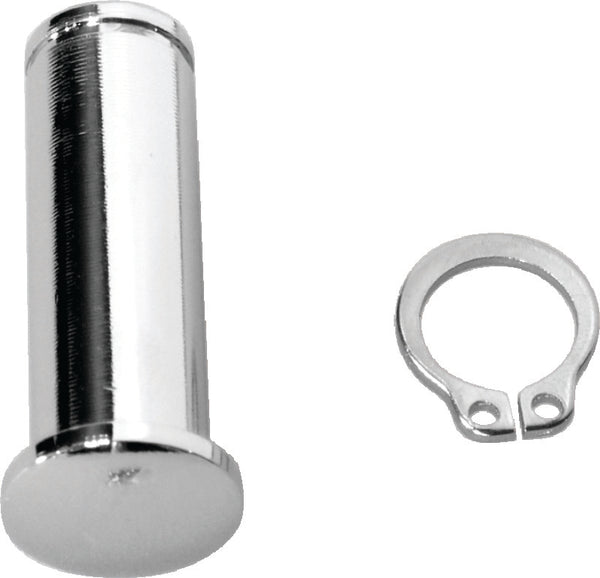 Bikers Choice 08-Up FLH FLT Chrome Clutch Pivot Pin & Clip Replaces H-D 38738-08 - Bull Strap