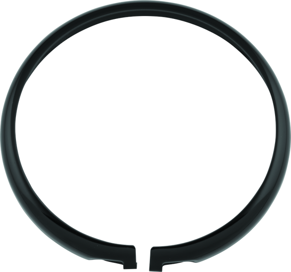 Bikers Choice 5-3/4 Headlight Replacement Black Trim Ring - Bull Strap