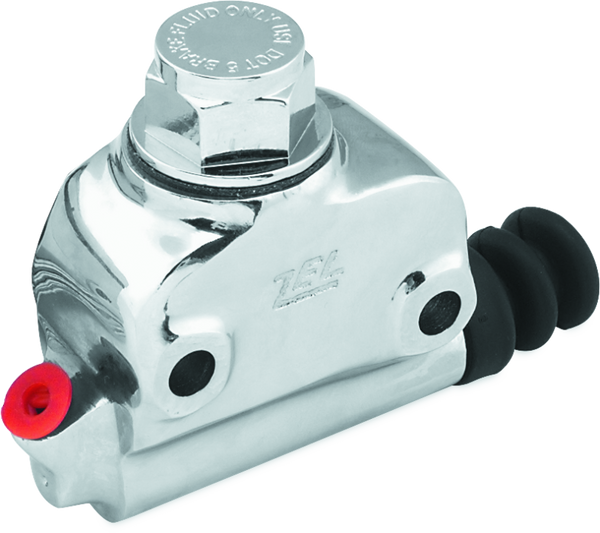 Bikers Choice 58-72 Big Twin Chrome Wagner Style Rear Master Cylinder Replaces H-D 41761-58 - Bull Strap