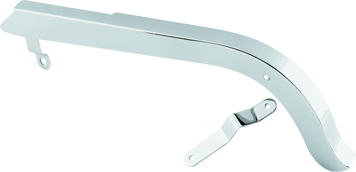 Bikers Choice 58-82 FL Chrome Thin Chain Guard - Bull Strap