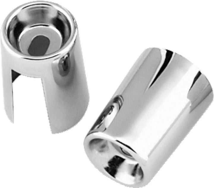 Bikers Choice 65-74 XL L70-84 FL 71-86 FX Chrome Shock Stud Covers Replaces H-D 54704-65T Pr - Bull Strap