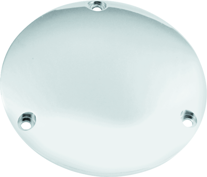 Bikers Choice 70-99 Big Twin w 3 Hole Cover Chrome Late Domed Derby Cover Replaces H-D 94962-84T - Bull Strap