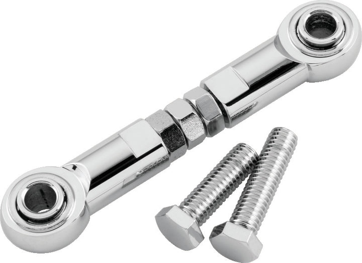 Bikers Choice 80-08 Touring FXR 91-94 FXD Chrome Stabilizer Link - Bull Strap