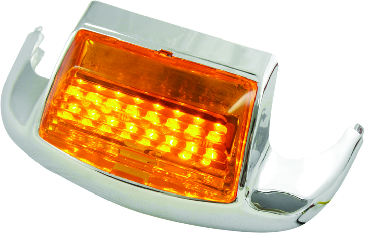 Bikers Choice 80-95 FLHT 86-95 FLST Front Amber Lens Replaces H-D 59082-79 - Bull Strap