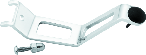 Bikers Choice 84-02 FLHR/FLT 86-06 FXST FLST Chrome Jiffy Stand Extension Kit - Bull Strap