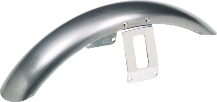 Bikers Choice 84-17 FXST 93-05 FXDWG 80-86 FXWG Raw Narrow Fender For 21 Inch Whl Repl H-D 59924-80 - Bull Strap