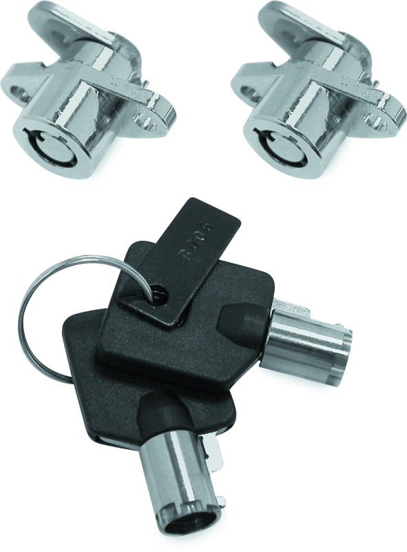 Bikers Choice 93-13 Touring Hard Bag Saddlebag Lock Set Pr - Bull Strap