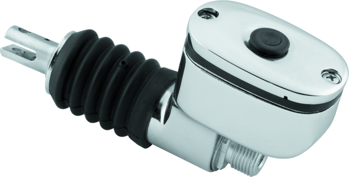 Bikers Choice 99-07 FLH/FLT / 00-05 FXST FLST Chrome Rear Master Cylinder Replaces H-D 41775-99A - Bull Strap