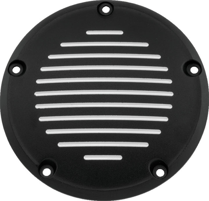 Bikers Choice 99-Up Big Twin Black 5 Hole Derby Cover - Bull Strap