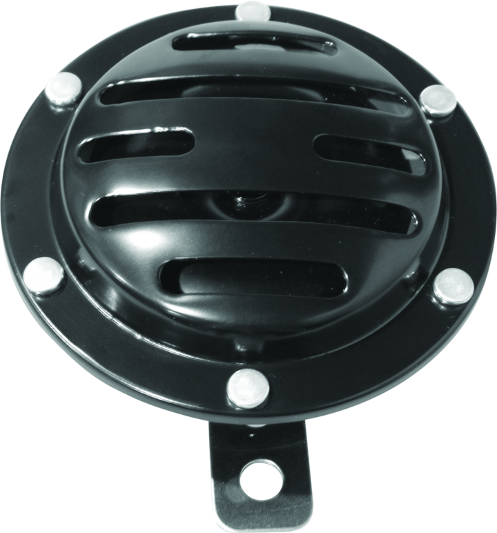 Bikers Choice Black Slotted Horn 12V Universal - Bull Strap