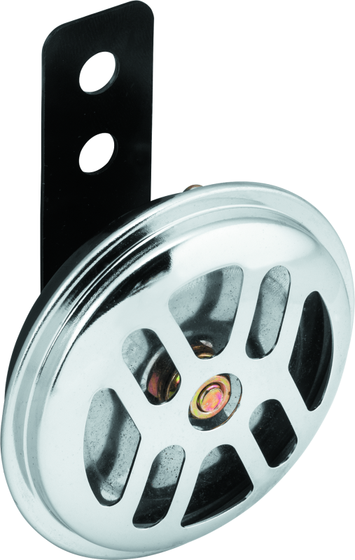 Bikers Choice Chrome 2.5 Inch Horn 12V Universal - Bull Strap