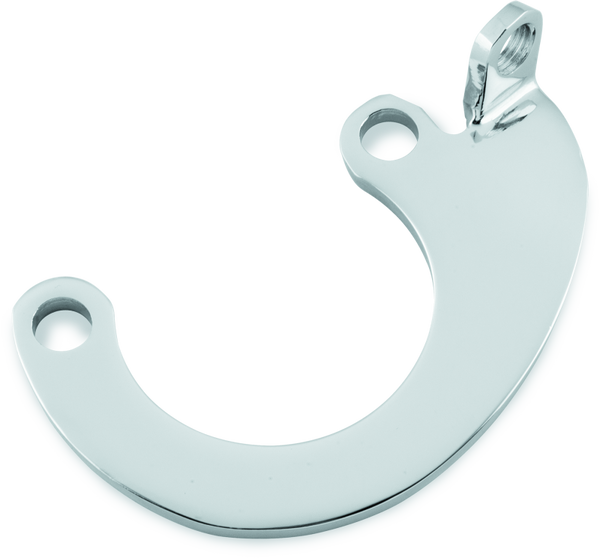 Bikers Choice Chrome Big Twin Mousetrap Eliminator Bracket - Bull Strap