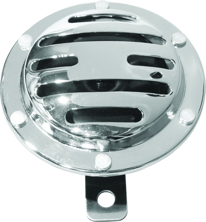 Bikers Choice Chrome Slotted Horn 12V Universal - Bull Strap
