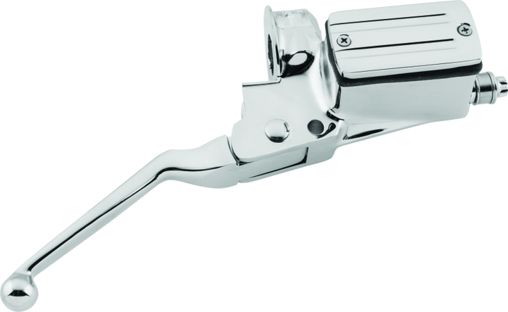 Bikers Choice L85-95 Sportster Big Twin Chrome Master Cylinder Single Disc Replaces H-D 45019-85 - Bull Strap