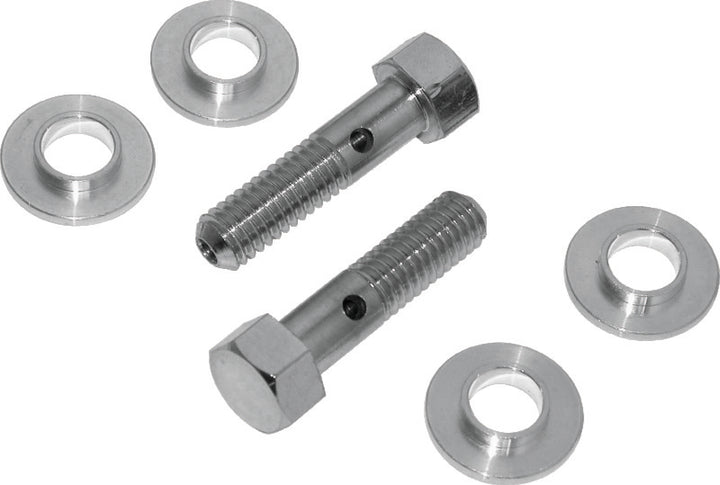 Bikers Choice Twin Cam Big Twin Breather Bolt Kit - Bull Strap