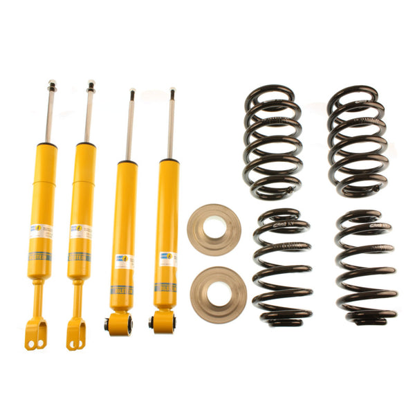 Bilstein B12 2003 Audi A4 Quattro Base Front and Rear Complete Suspension Kit - Bull Strap