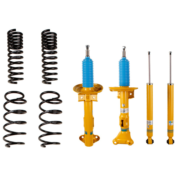 Bilstein B12 2008 Mercedes-Benz C300 Base Front and Rear Suspension Kit - Bull Strap