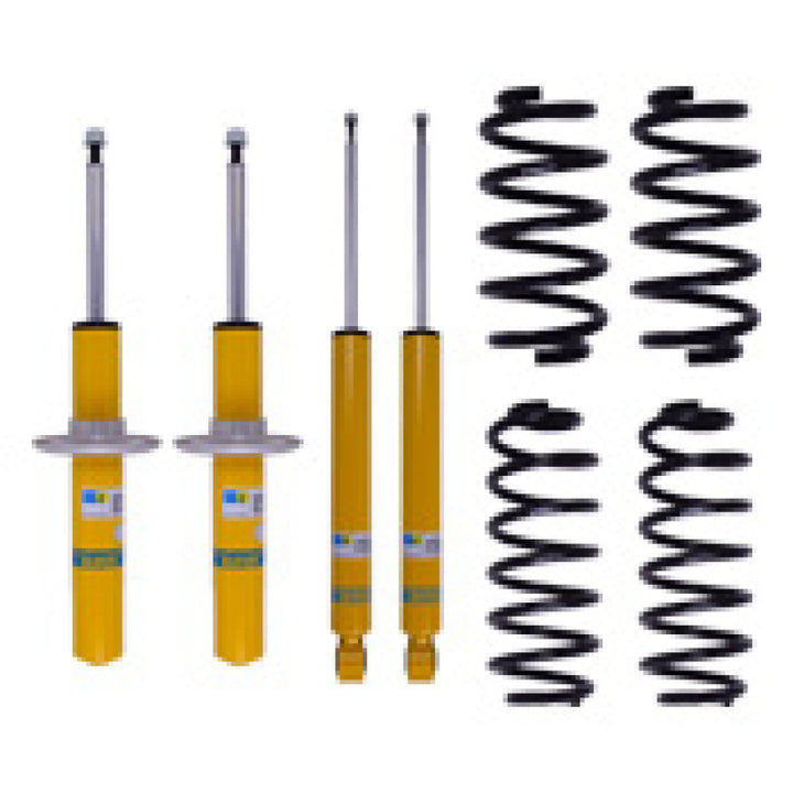 Bilstein B12 2009 Audi A4 Quattro Base Front and Rear Suspension Kit - Bull Strap