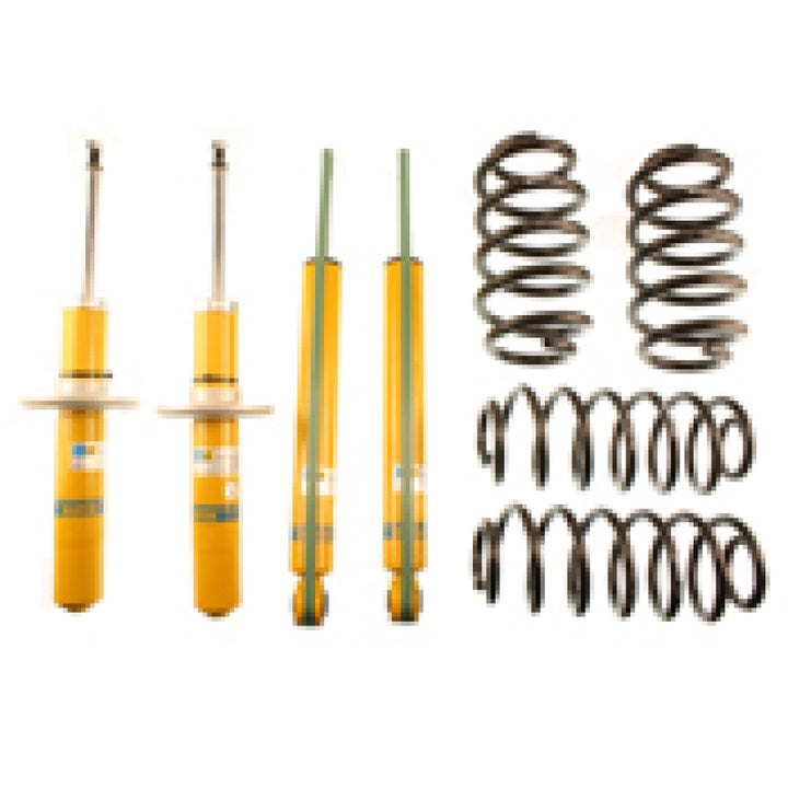 Bilstein B12 2010 Audi A5 Quattro Base Front and Rear Complete Suspension Kit - Bull Strap