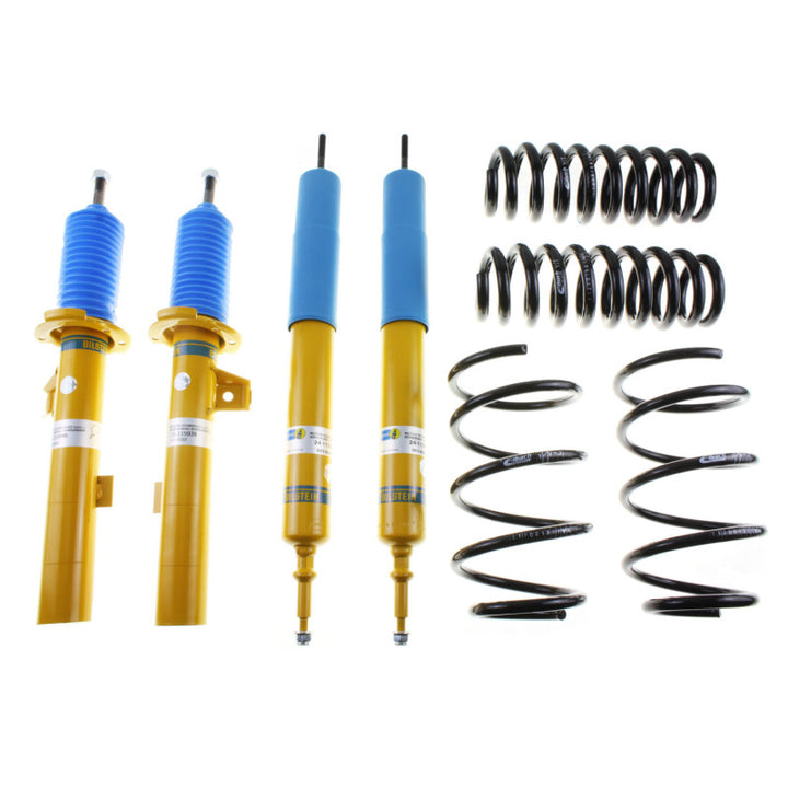 Bilstein B12 2012 BMW 135i Base Coupe Front and Rear Suspension Kit - Bull Strap