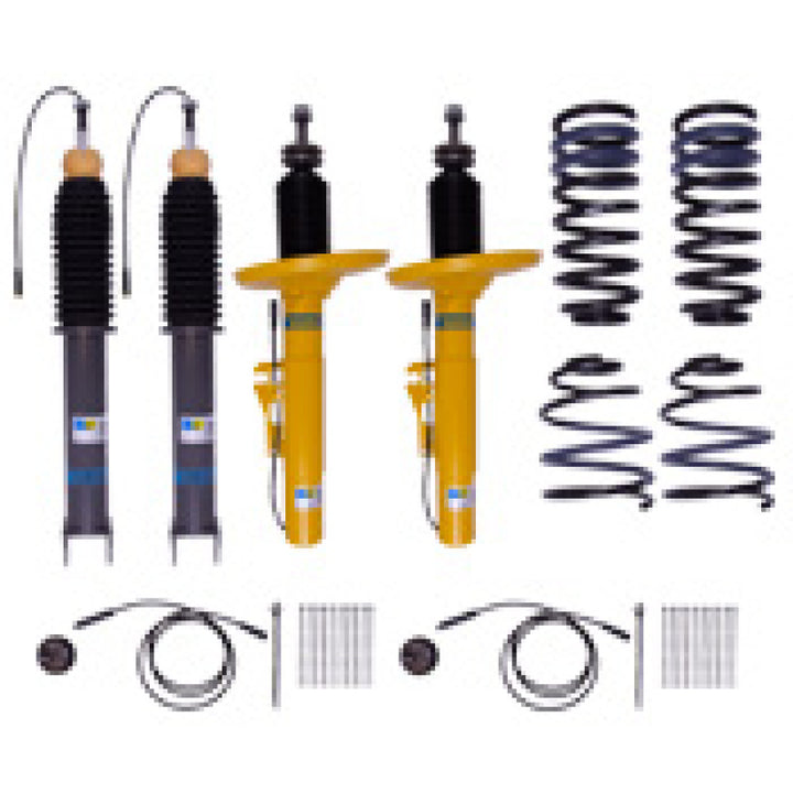 Bilstein B12 (Pro-Kit) 05-11 Porsche 911 Carrera H6 3.6L/S H6 3.8 Front and Rear Suspension Kit - Bull Strap