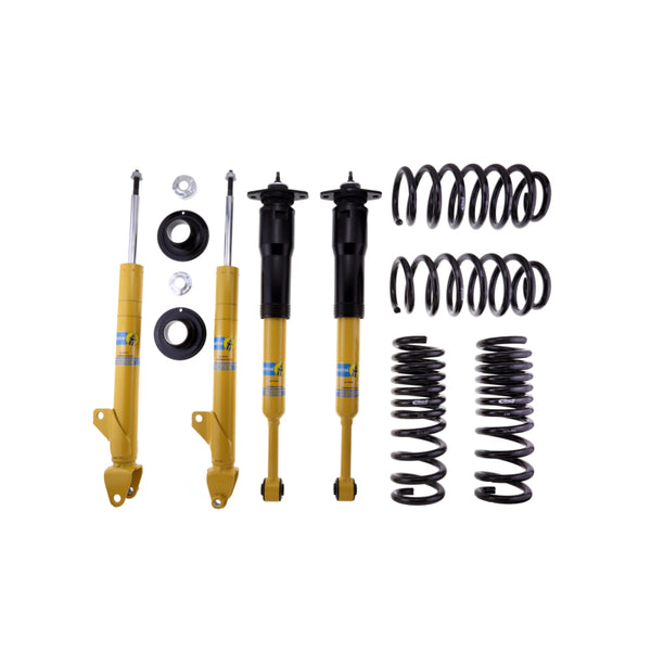 Bilstein B12 (Pro-Kit) 06-10 Dodge Charger V6/V8 2.7L/3.5L/5.7L Front & Rear Suspension Kit - Bull Strap
