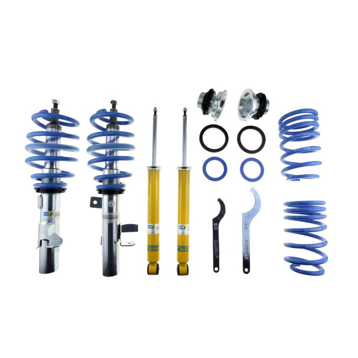 Bilstein B14 (PSS) 13-14 Ford Focus ST L4 Front & Rear Monotube Performance Suspension Kit - Bull Strap