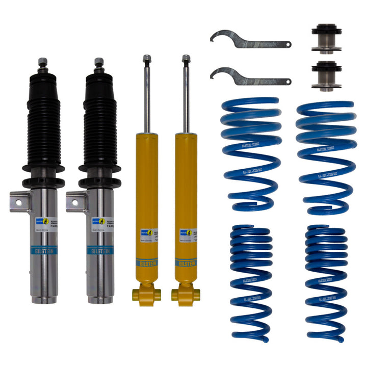 Bilstein B14 (PSS) 13-15 BMW 320xi / 13-04 328xi / 15 435xi Front & Rear Performance Suspension Sys - Bull Strap