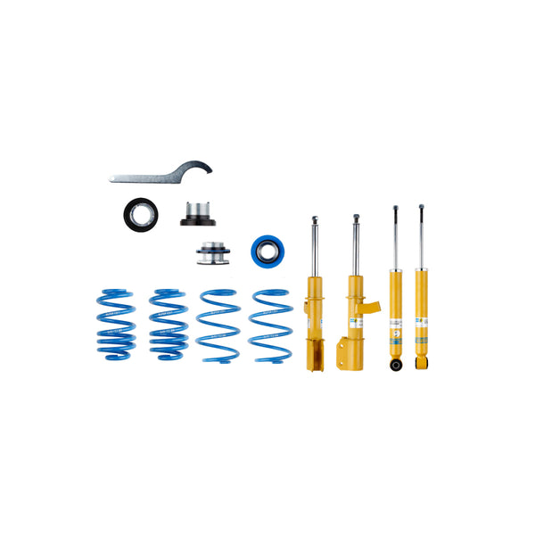 Bilstein B14 (PSS) 2016-2018 Smart Fortwo Front and Rear Performance Suspension Kit - Bull Strap