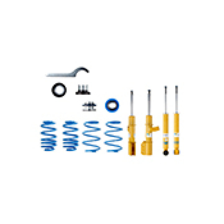 Bilstein B14 (PSS) 2016-2018 Smart Fortwo Front and Rear Performance Suspension Kit - Bull Strap