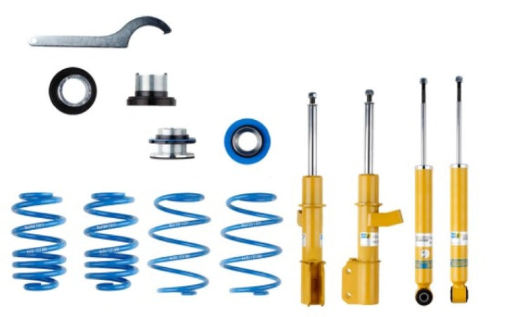 Bilstein B14 (PSS) 2016-2018 Smart Fortwo Front and Rear Performance Suspension Kit - Bull Strap