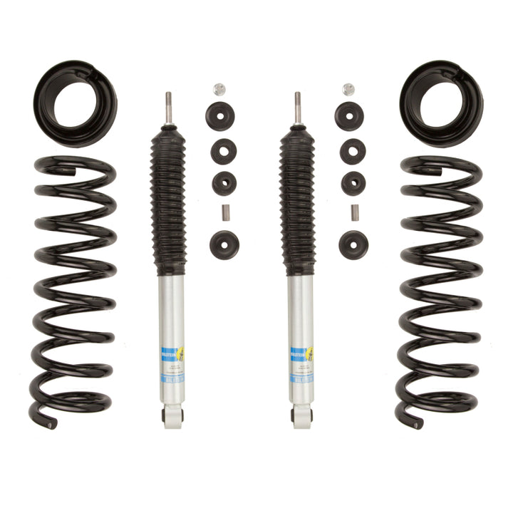 Bilstein B8 5112 Series 13-16 Dodge Ram 3500 Monotube Front Suspension Kit - Bull Strap