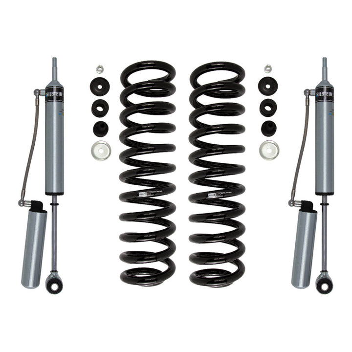 Bilstein B8 5162 Series 17-18 Ford F-250/F-350 Front Monotube Suspension Leveling Kit (for 2in Lift) - Bull Strap