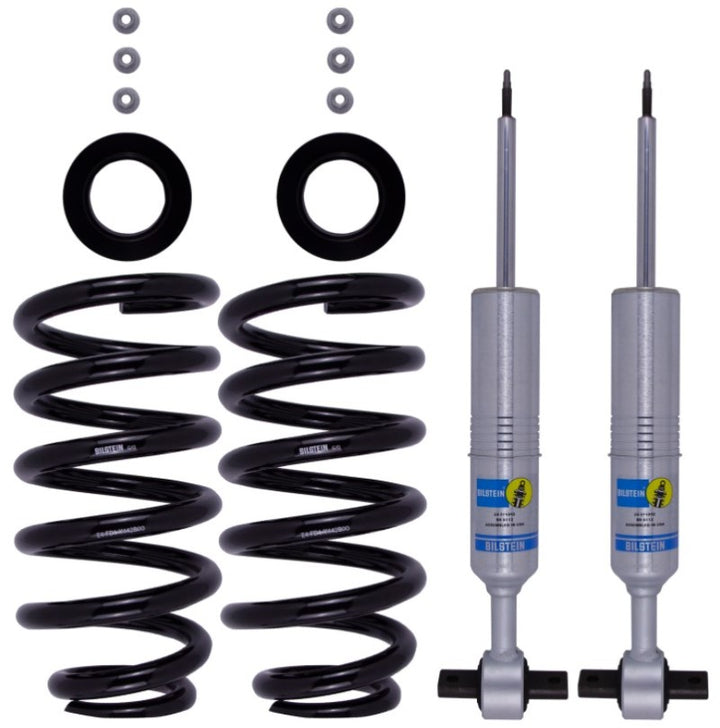 Bilstein B8 6112 2019+ GMC Sierra / Chevrolet Silverado 1500 Front Suspension Kit - Bull Strap