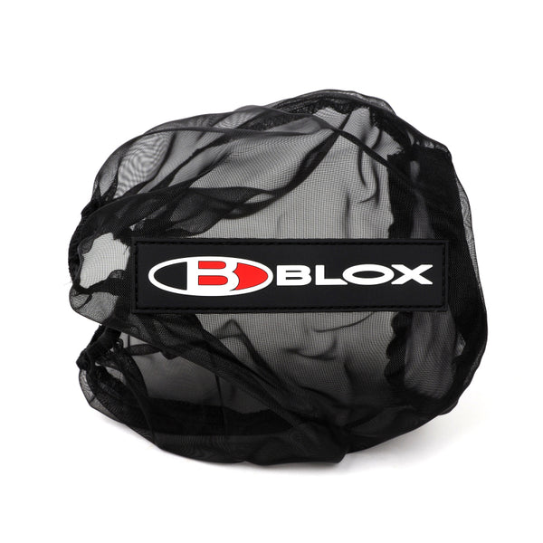 Blox Racing Performance Filter Cover For 5in Filter BXIM-00320 - Bull Strap