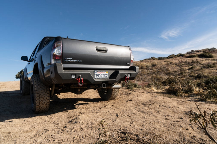 Body Armor 05-15 Toyota Tacoma Pro Series Rear Bumper - Bull Strap