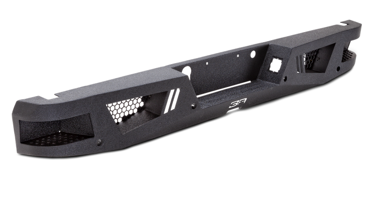 Body Armor 4x4 07-16 Chevy 1500 Eco Series Rear Bumper - Bull Strap