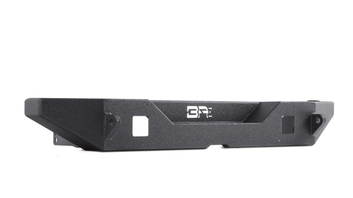 Body Armor 4x4 07-18 Jeep Wrangler JK Full Width Rear Bumper w/ Tire Carrier Mount - Bull Strap