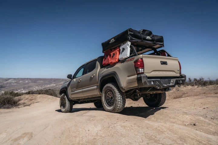 Body Armor 4x4 2016+ Toyota Tacoma Pro Series Rear Bumper - Bull Strap