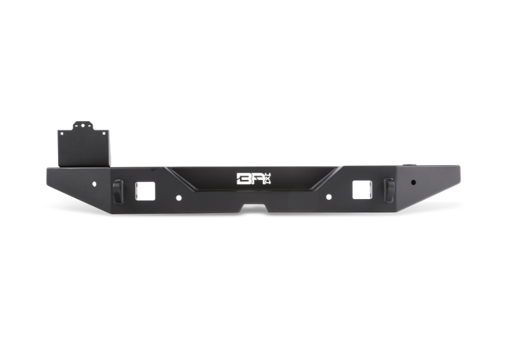 Body Armor 4x4 2018+ Jeep Wrangler Full Width Rear Bumper w/ Tire Carrier Mount - Bull Strap