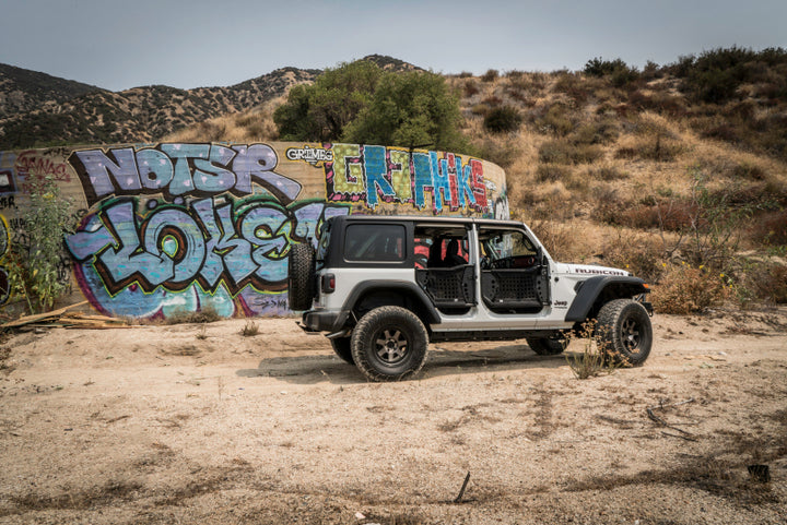 Body Armor 4x4 2018+ Jeep Wrangler JL and Gladiator JT Trail Doors Front Pair - Bull Strap