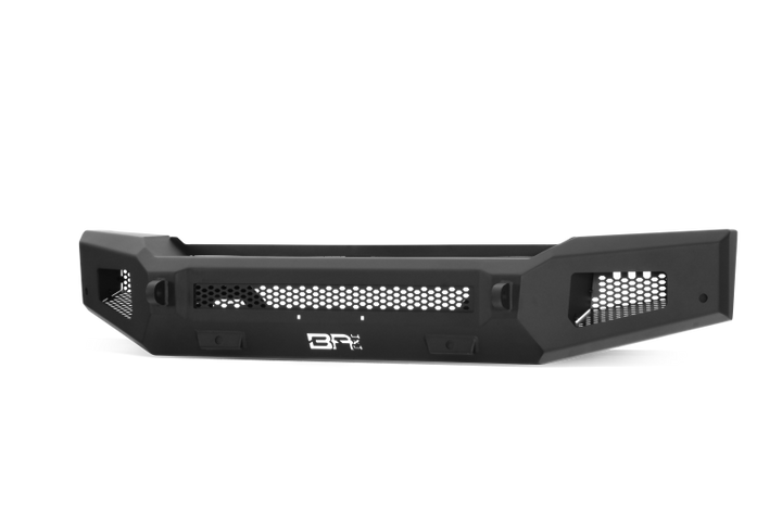 Body Armor 4x4 2019+ Chevy Silverado 1500 Ambush Series Front Bumper (Non-Winch) - Bull Strap