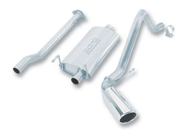 Borla 00-04 Toyota Tacoma Pre-Runner 3.4L V6 4WD 2Dr EC/SB SS Catback Truck Side Exit Exhaust - Bull Strap