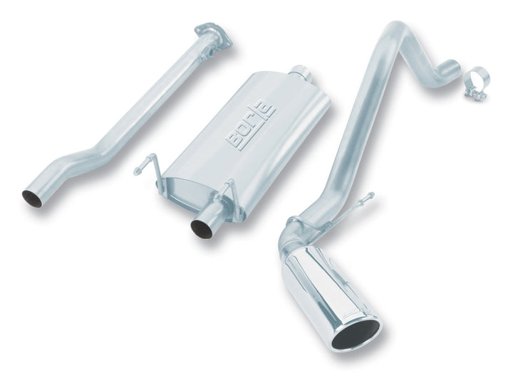 Borla 00-04 Toyota Tacoma Pre-Runner 3.4L V6 4WD 2Dr EC/SB SS Catback Truck Side Exit Exhaust - Bull Strap