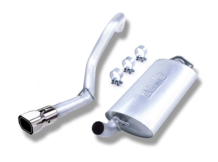 Borla 00-06 Jeep Wrangler Sport/SE/X/Rubicon Sahara 2.5L/4cyl 4.0L/6cyl SS Catback Exhaust - Bull Strap