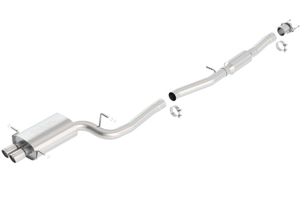 Borla 02-07 WRX Twin Tip Hush Catback Exhaust - Bull Strap