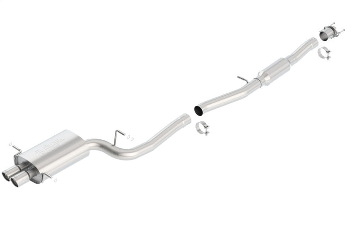 Borla 02-07 WRX Twin Tip Hush Catback Exhaust - Bull Strap