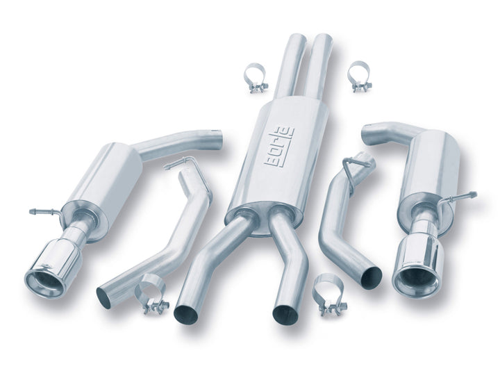 Borla 02 Ford Thunderbird SS Catback Exhaust - Bull Strap