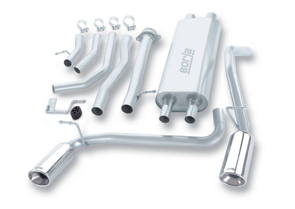 Borla 03-06 Hummer H2 6.0L 8cyl SS Catback Exhaust - Bull Strap