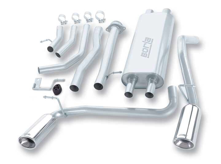 Borla 03-06 Hummer H2 6.0L 8cyl SS Catback Exhaust - Bull Strap
